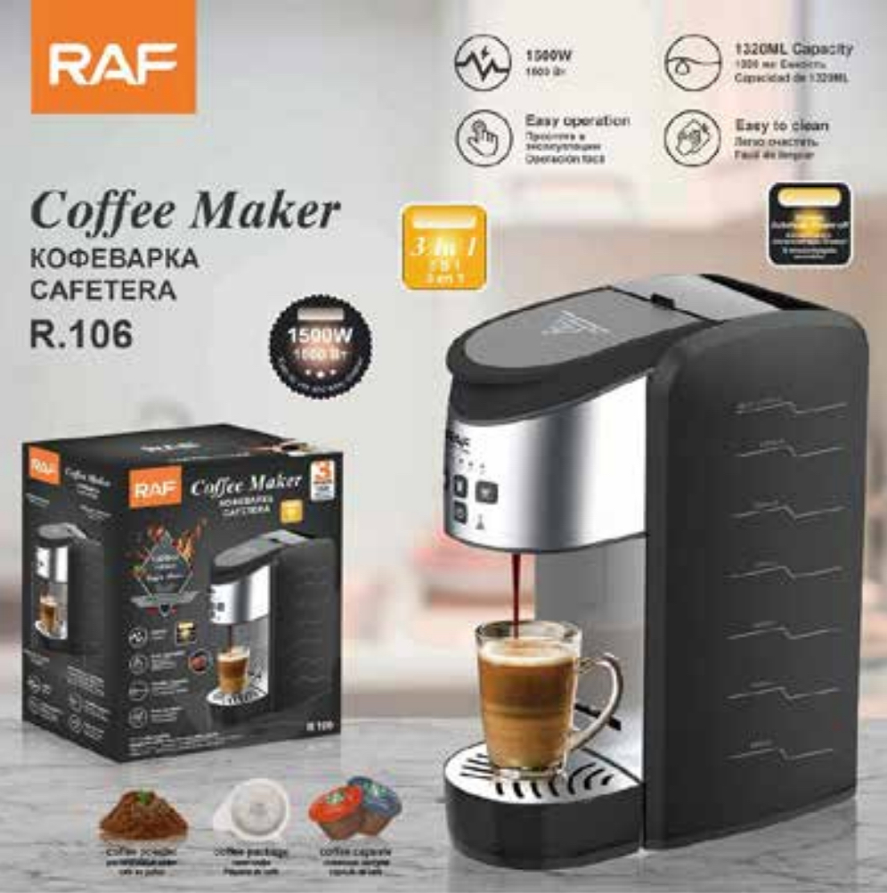 CAFETERA ENCAPSULADA 3 EN 1 (R106)